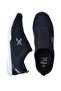Navy Blue White Men's Walking Shoes Macon - 3