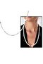 Both Bracelet - Both Necklace - and Prayer Beads 99 Pieces Mother of Pearl Natural Stone Accessory - 4
