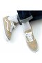 Beige Unisex Sneaker - Lace-up Design - 6