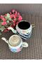 3010bg Vintage Enamel Teapot - 2