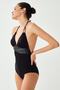 Black Halterneck Swimsuit - 2
