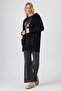 Carley Women's U.Sleeve Cap. Cardigan Black