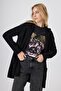Carley Women's U.Sleeve Cap. Cardigan Black - 3