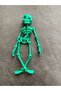 3D Moving Skeleton Keychain - Green - 3