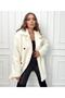 Four Button Plush Coat