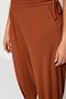Kiremit Havuç Fit Beli Lastikli Örme Büyük Beden Pantolon TBBSS23AR00002 - 4