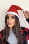 Santa Claus Christmas Hat 100% Fleece Washable Party Hat - 4