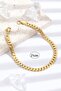 Stainless Steel Yellow Dragon Scale Bracelet- Imported Anti-Tarnish Steel - 2
