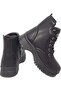 Black Girl's Zippered Waterproof Orthopedic Sole Boots - 5