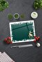 Glass Cutting Board - Glass Cutting Board |   New Year Snow Framed |   29cm X 34cm - 2