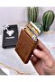 Mechanism Men's Wallet Genuine Leather Antique Hazelnut Color 2001 - 4