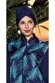 Parachute Fabric Patterned Full Hijab Swimsuit - 3