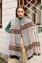 Tasseled Boucle Shawl Spring Winter Autumn Multicolor Shawl Scarf For Shoulder And Neck - 3