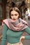 Tasseled Boucle Shawl Spring Winter Autumn Multicolor Shawl Scarf For Shoulder And Neck
