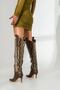Alicante Above Knee Brown 8 cm Women's Boots, Heeled Boots - 5