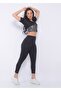 Unisex Sauna Thermal - Zippered Short Sleeve Leggings Set - 6
