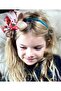 New Year's Glitter Santa Claus Decorated Velvet Crown with Straw Bow - 2