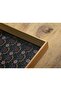 Midnight Bloom Decorative Tray 16x26 Cm Black - 2