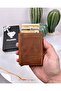 Mechanism Men's Wallet Genuine Leather Antique Hazelnut Color 2001 - 2