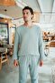 Luken Muslin Unisex Top and Bottom Set Gray - 3