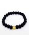 Single Citrine (Money Stone) Onyx Natural Stone Unisex Bracelet - 2