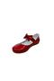 350 Girl's Red Patent Leather Bow and Velcro Ballerinas - 3