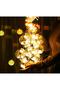 Decorative Daylight Ball Bulb Curtain Led Children's Room Terrace Living Room Pine Ornament Christmas Party Lighting - 4