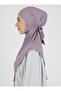 Crepe Tie-Down Belted Turban - St091 Smoke Rose (2909138) - 3
