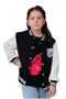 Unisex Black College Jacket - 3
