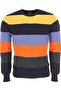 Men's Knitted Roundneck C.W.Wool Sweater - 4