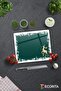 Glass Cutting Board - Glass Cutting Board |   New Year Snow Framed |   29cm X 34cm