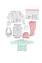 Baby Girl Organic Anti Allergic 10-Piece Bodysuit Set 10-Piece Hospital Exit - 3