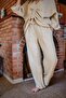 Luken Muslin Women's Top and Bottom Set Beige - 4