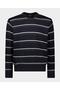 Men's Knitted Roundneck C.W.Wool Sweater - 5