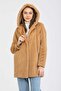 Rabbit Fur Hooded Jacket