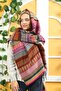 Tasseled Boucle Shawl Spring Winter Autumn Multicolor Shawl Scarf For Shoulder And Neck - 2
