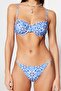 Çini Desenli Fırfırlı Balconette Kaplı Regular Düşük Bel Bikini Takımı TBESS23BT00007 - 3