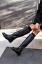 Lovell Women's Black Genuine Leather Boots - 2