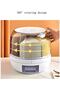 360 °   Rotatable Dry Food and Pulse Organiser 6 Zones and Airtight Storage 6 Lt.