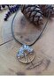 Tree of Life Crystal Quartz Natural Stone Necklace