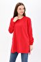 Women's Red Button Tunic - 6