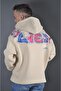 Real Baskılı Kapüşonlu Sweat - 5