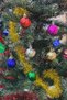 Colorful Bright Patterned 6-Piece New Year Ball Ornament 4cm Pine Tree Ornaments Christmas Decoration Cute Ball Ornament - 3