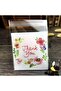 10X10 cm Transparent Patterned Taped Bag - 95 Pieces Opp - 2