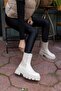 Daniel Women's Beige Genuine Leather Boots - 3