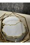 2 Pieces Linen Linen Fabric Suitable for Ethamine Processing Gold Coffee Cocktail Presentation Napkin - 2