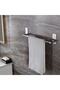 Stainless Steel Adhesive Towel Holder 40cm And Toilet Paper Holder Set Instant Mount No Screws! - 2