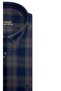 Men's Casual Cut Long Sleeve Single Pocket Plaid Checked Classic Cotton Shirt 323 - 3