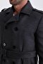 Smoked Cashmere Trench Coat - 5