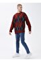Crew Neck Red Men's Sweater Bellın